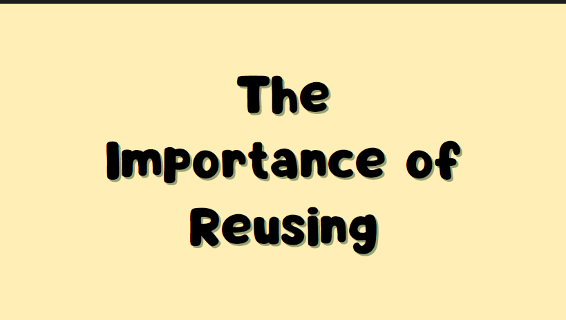 Reusing