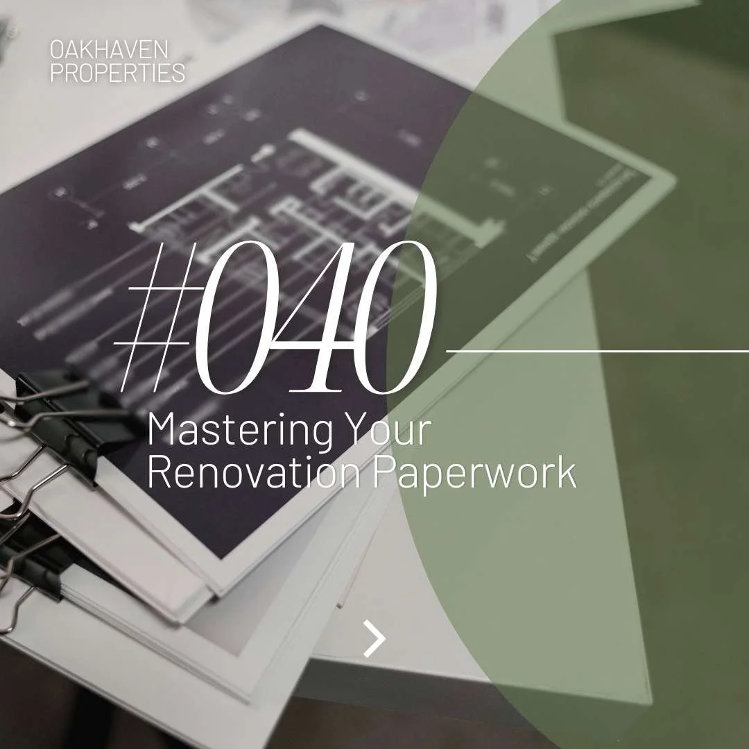 Mastering Your Renovation Paperwork