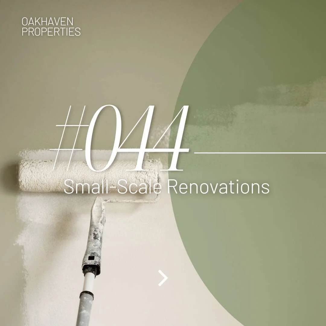 Creative Ideas for Small Scale Renovations