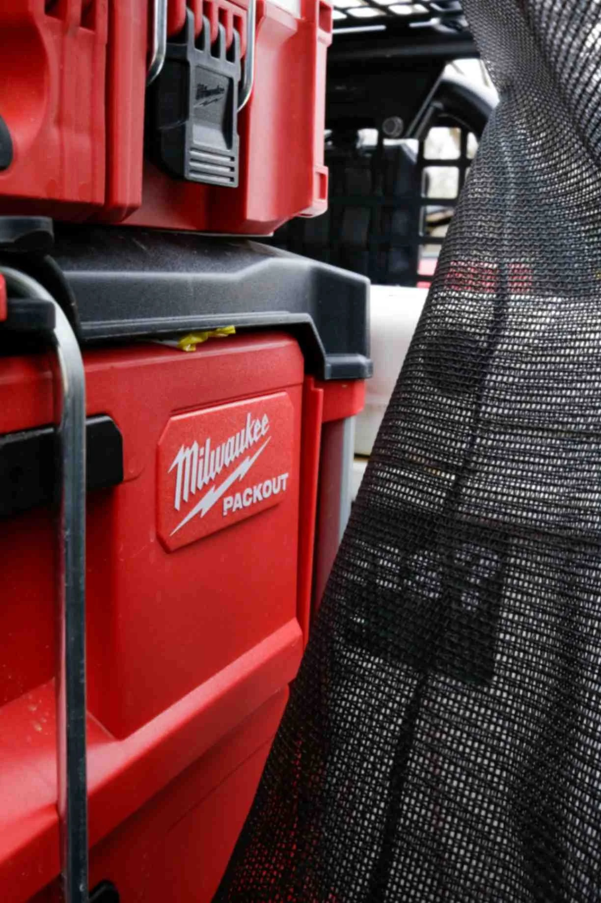 Milwaukee Tools packout containers stacked