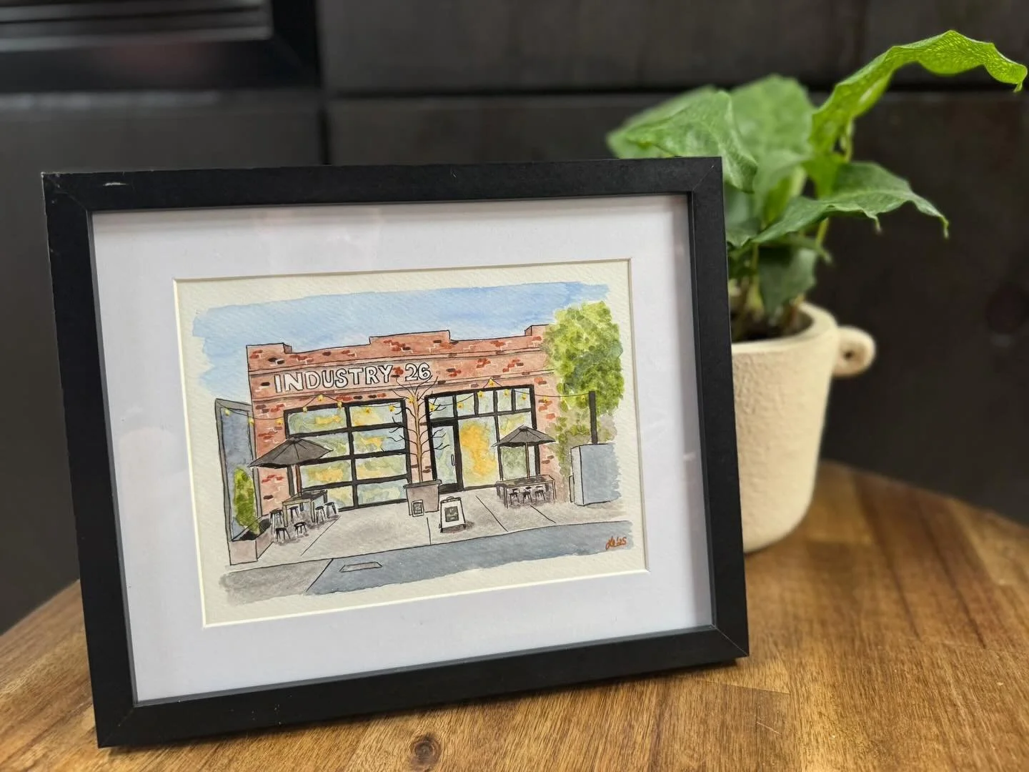 Local art, local love 🤍 Huge thanks to our talented customer and friend @urbanartlc for creating this beautiful piece for our space.