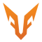 A stylized fox head logo in orange and white.