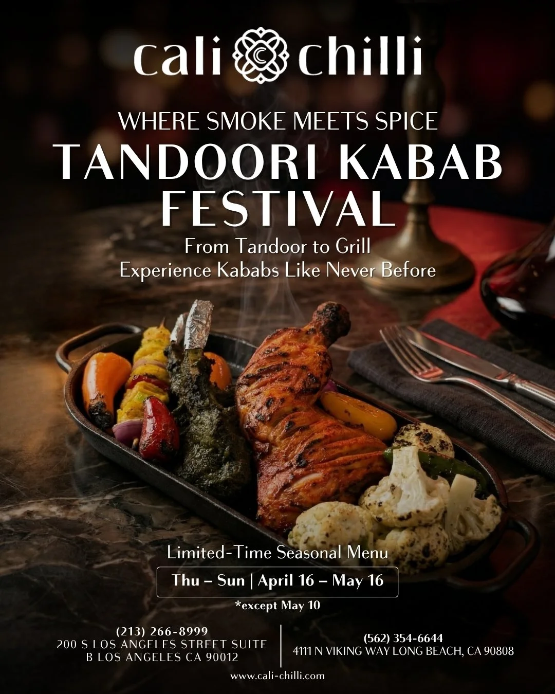 The flames are lit. The tandoor is calling. 🔥

Something smoky and irresistible is coming your way this April 16. Can you smell it?
Thu&ndash;Sun | Limited Time Only

Stay tuned. It's going to be hot. 😏

#ComingSoon #TandoorLove #SomethingSmoky #Ap
