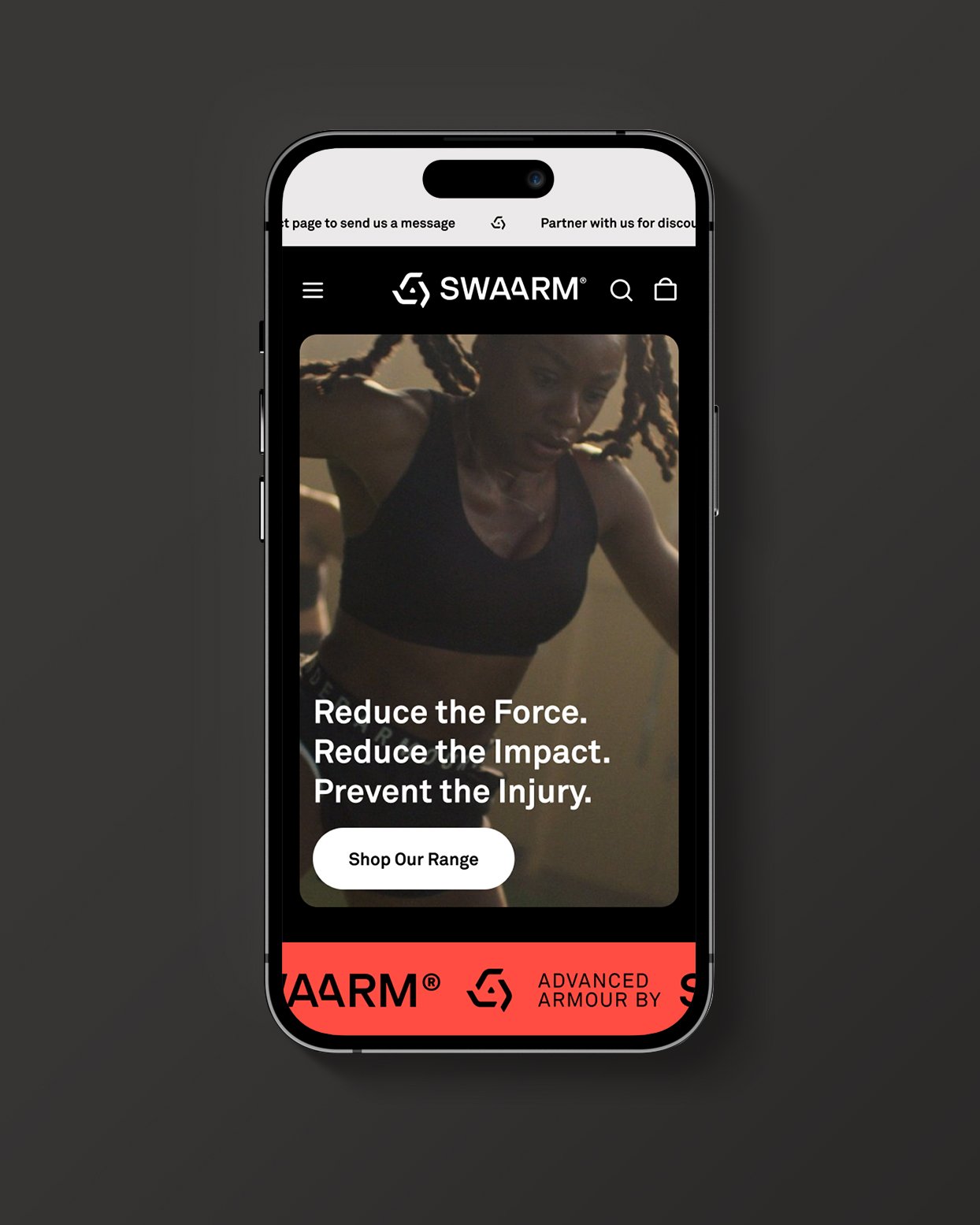 Swaarm Website Design