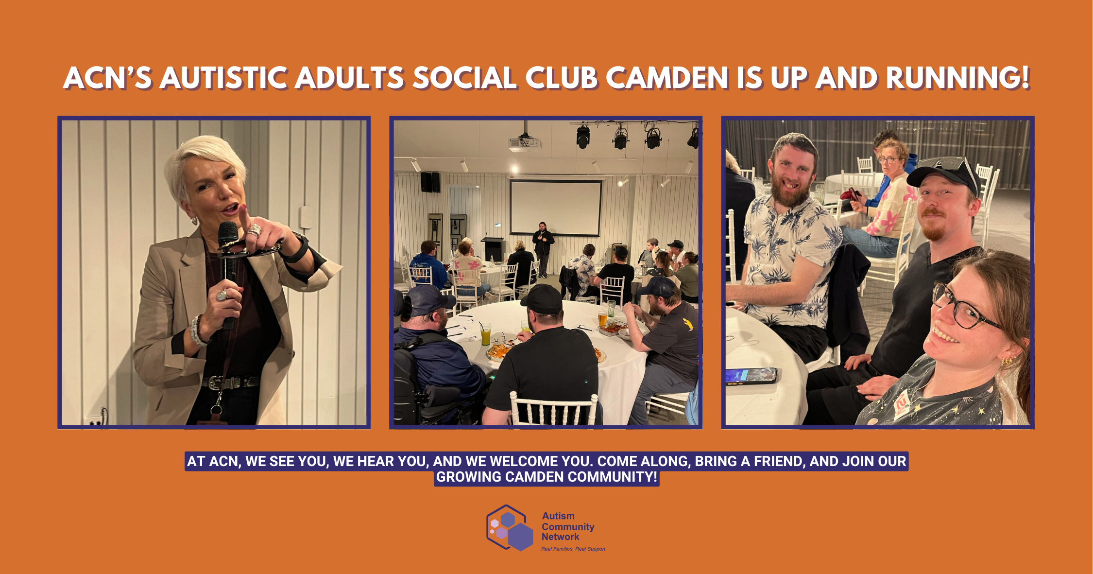 ACN’s Autistic Adults Social Club Camden, is Up and Running!