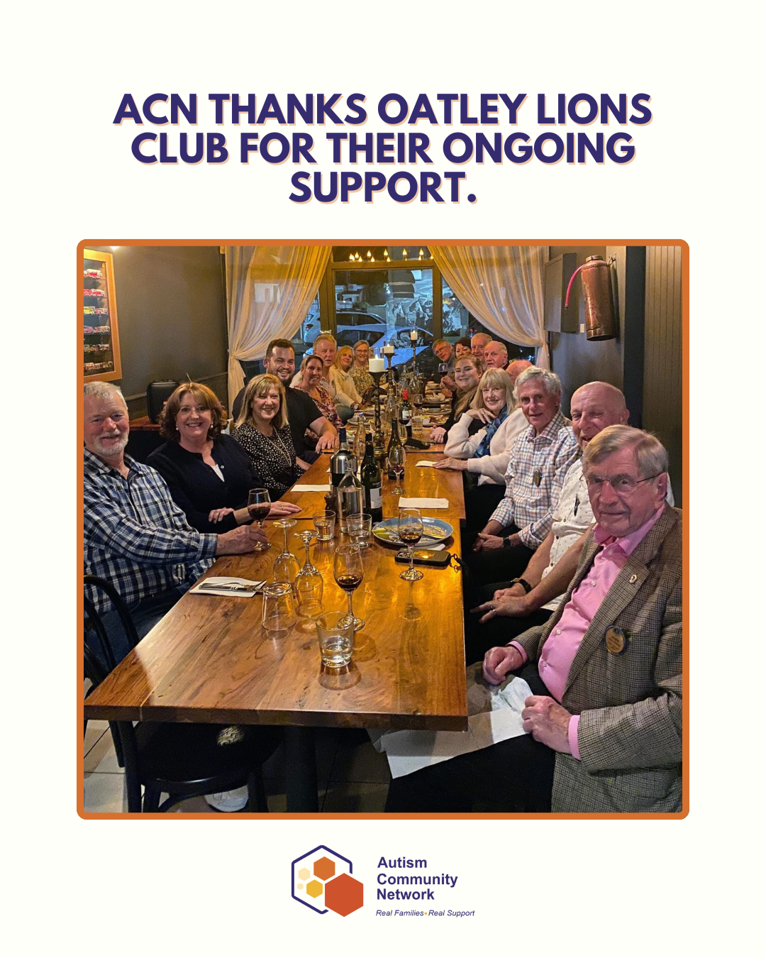 ACN Thanks Oatley Lions Club for Their Ongoing Support!