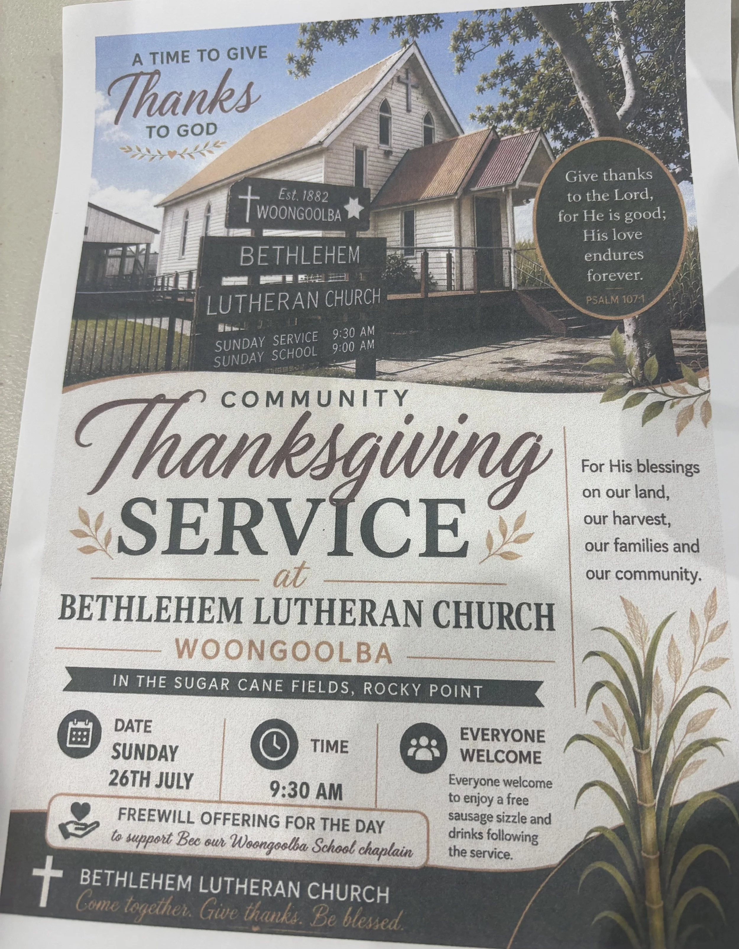 Community Thanksgiving Service
