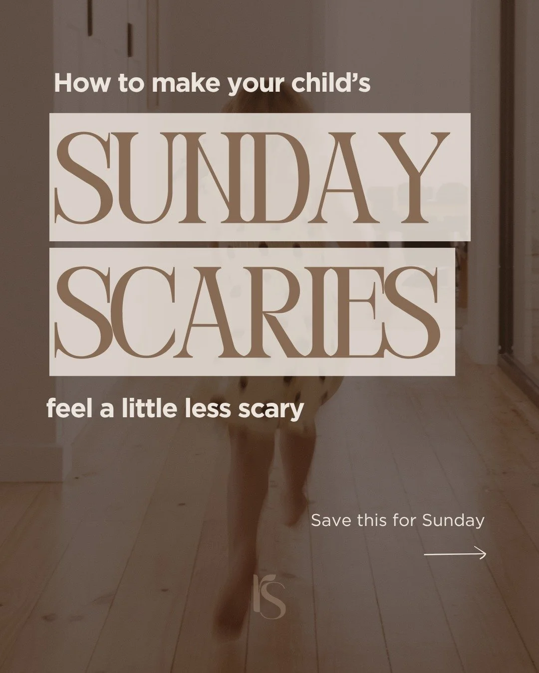 If Sunday afternoon comes with a few big feelings about the week ahead, try keeping things simple.

A little preparation, movement, reassurance and connection can be a great place to start.

Save this one for Sunday, or send this to another school fa