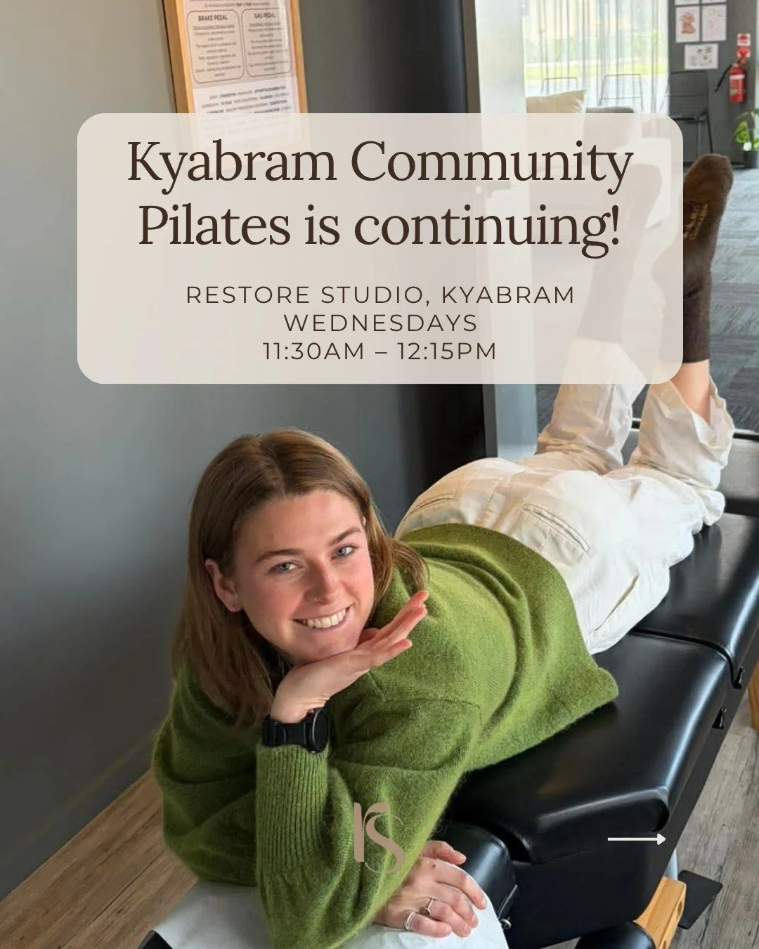 Community Pilates is continuing in Kyabram! 🤍

We've loved having you join us over the past few weeks, so we're keeping our Wednesday sessions going for the rest of the year.

Come along for 45 minutes of Pilates-inspired movement, gentle core work,