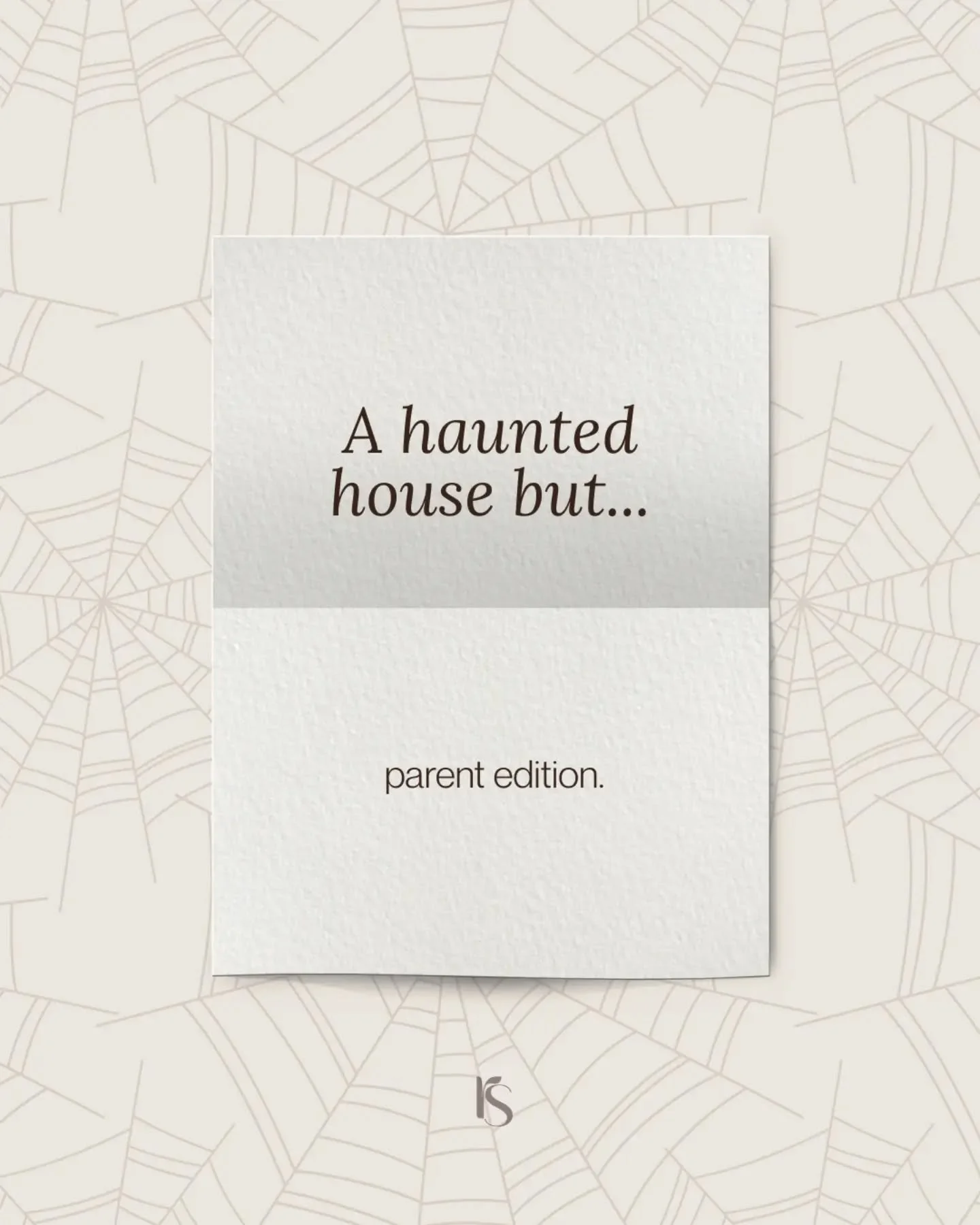Too scary for us 👻

The 2am Google searches, the conflicting advice, the endless questions about what's normal and what's not...

Parenthood really does come with its own collection of jump scares.

A little Halloween humour for all the parents doin