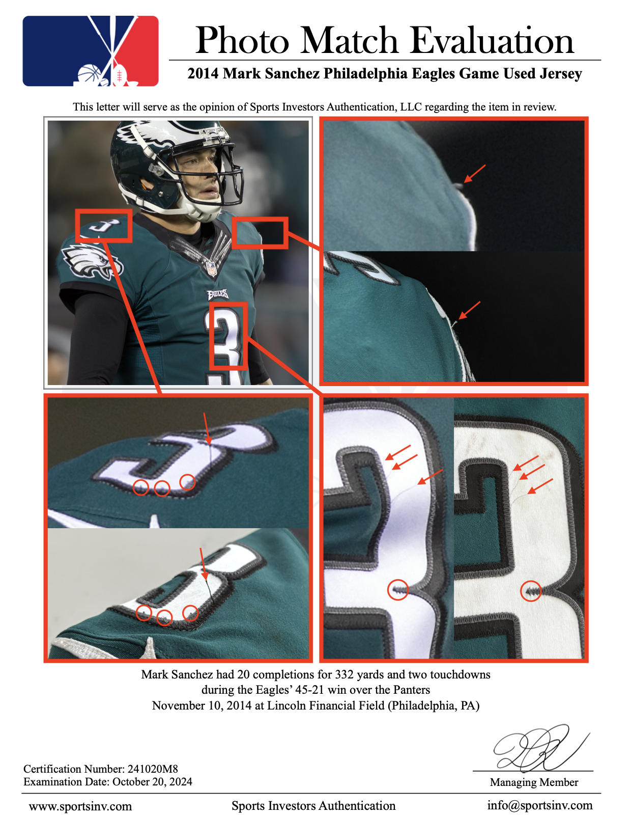 Eagles 2014 Mark Sanchez Jersey PML 11.10.14.png