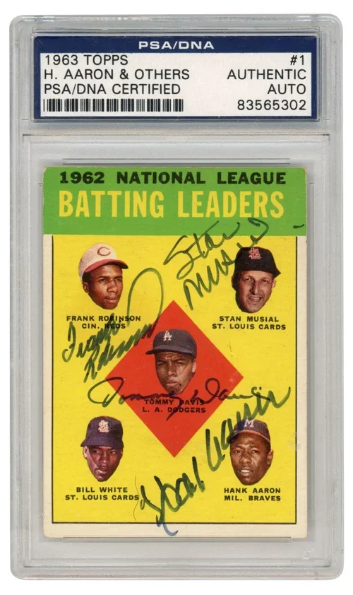 Frank Robinson/Stan Musial/Hank Aaron/Tommy Davis