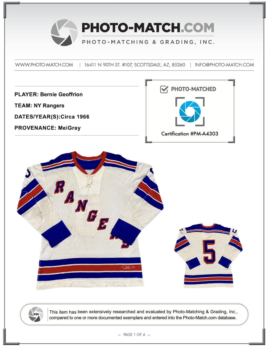 Bernie “Boom Boom” Geoffrion