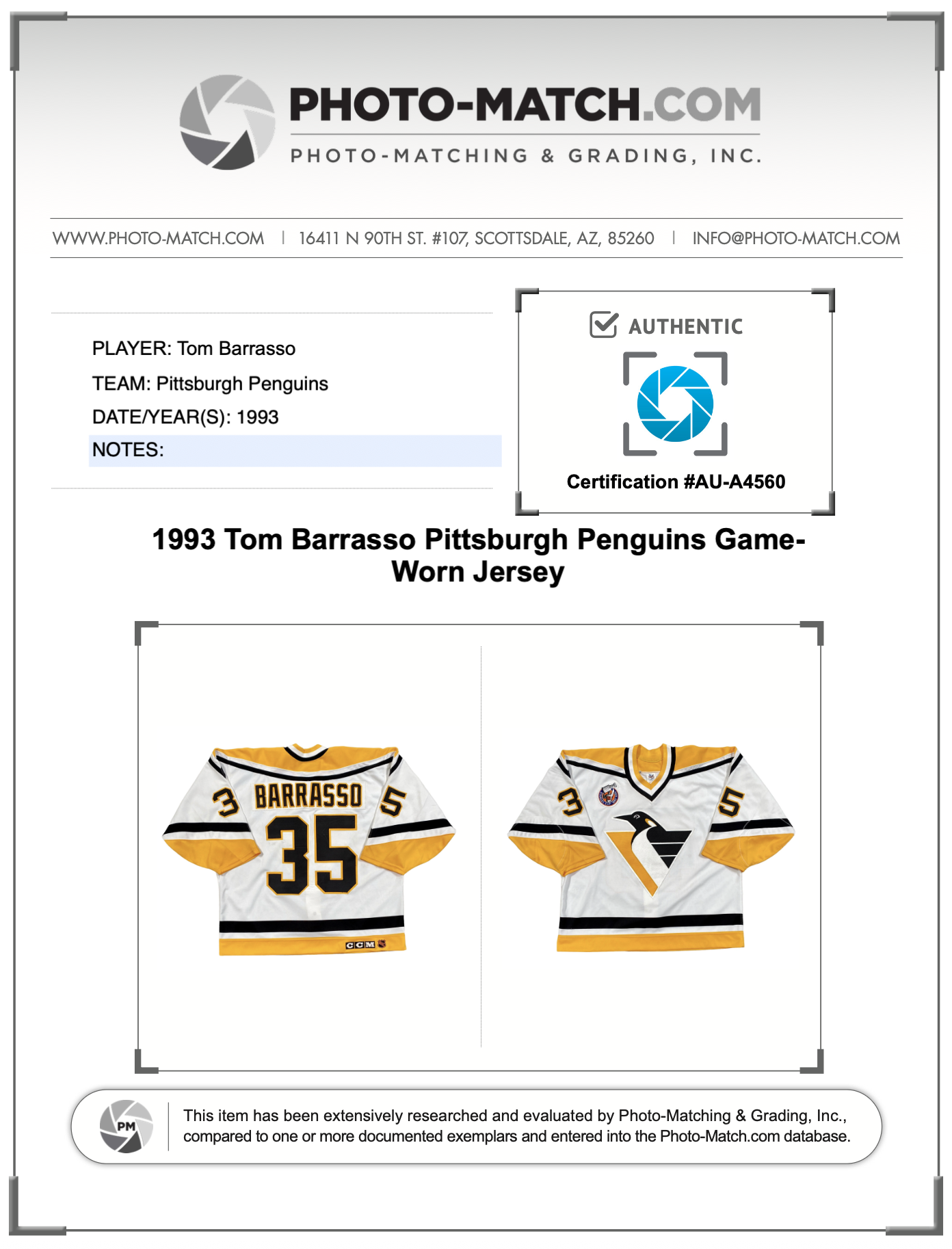 Tom Barrasso