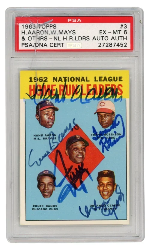 Frank Robinson/Willie Mays/Hank Aaron/Orlando Cepeda/Ernie Banks