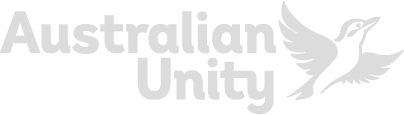 Australian Unity logo.