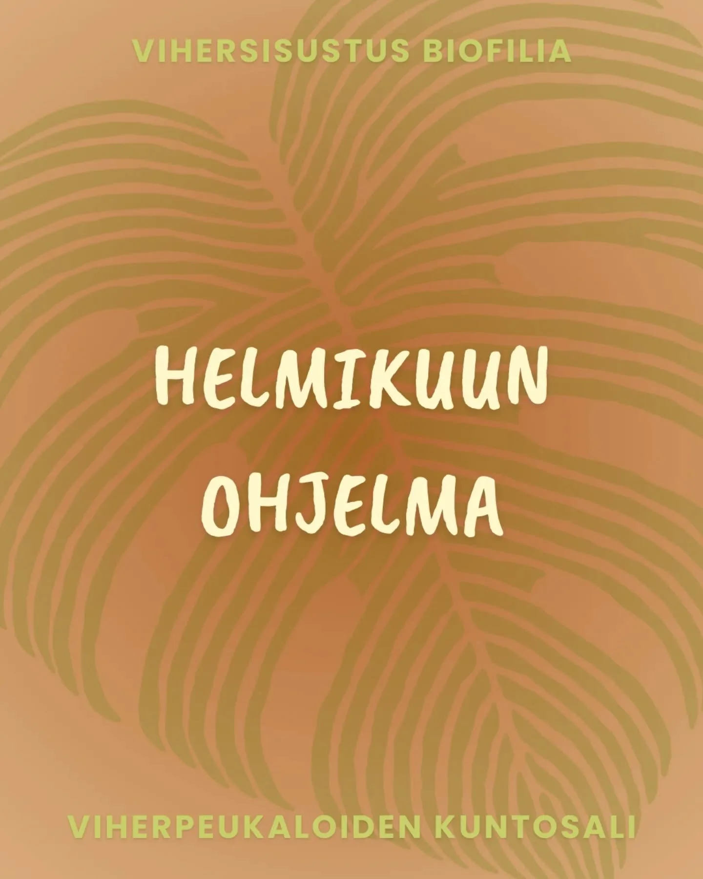 Helmikuu on jo hyv&auml;ss&auml; vaudissa!

Pakkasjakso ei hellii kasvikauppaa, eik&auml; kannata viel&auml; tuoda kasveja mullanvaihtobaariin tai kasviklinikalle, ellei ole mahdollisuutta l&auml;mpim&auml;&auml;n autokuljetukseen 🥶

Silti Biofilias