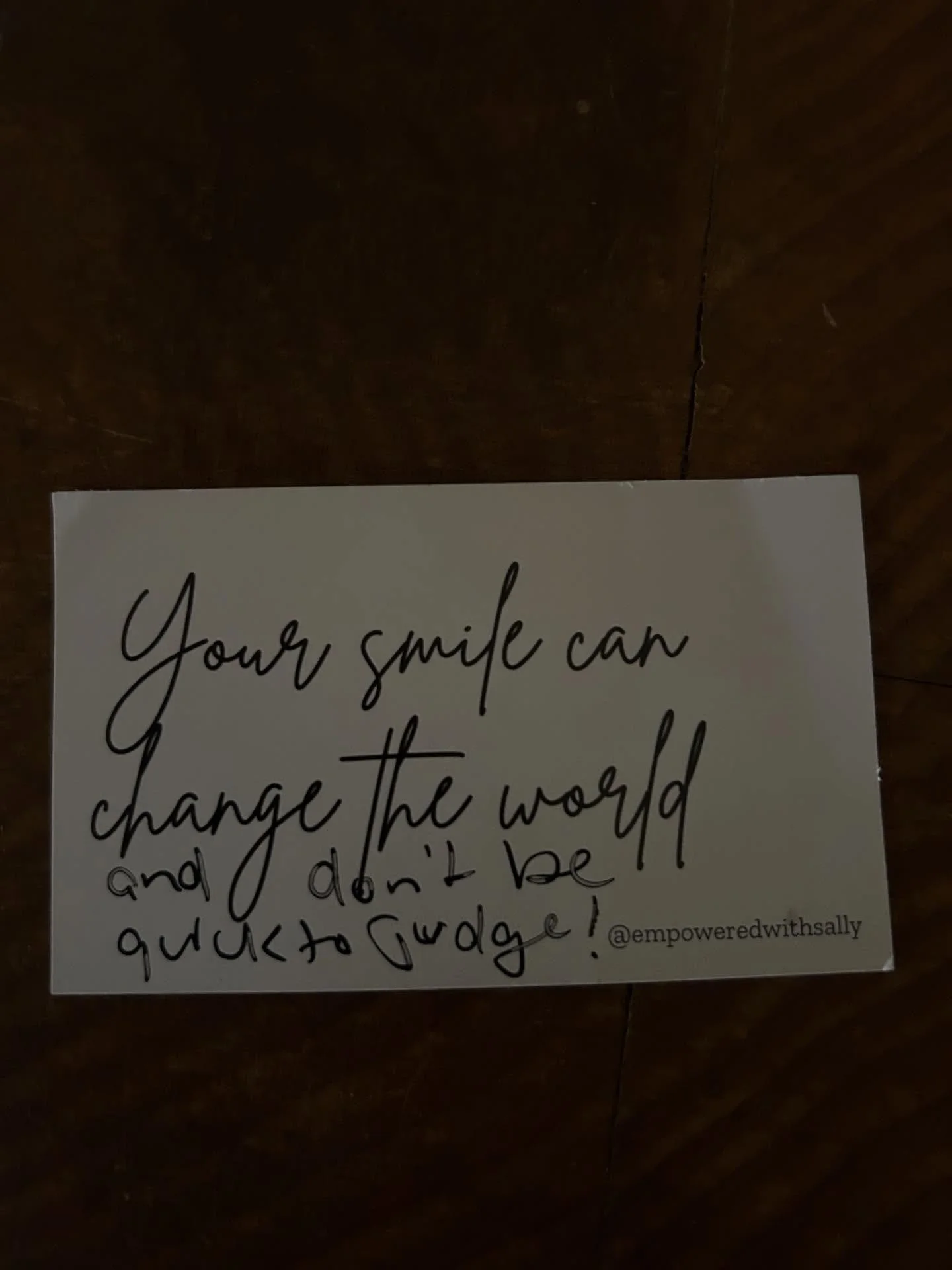 Most people don&rsquo;t stop to talk, because they assume I must be using drugs!

That is a comment that met me as I walked through a local park today. I gave a huge smile, and hello, to a stranger and received a big smile, and hello back, along with