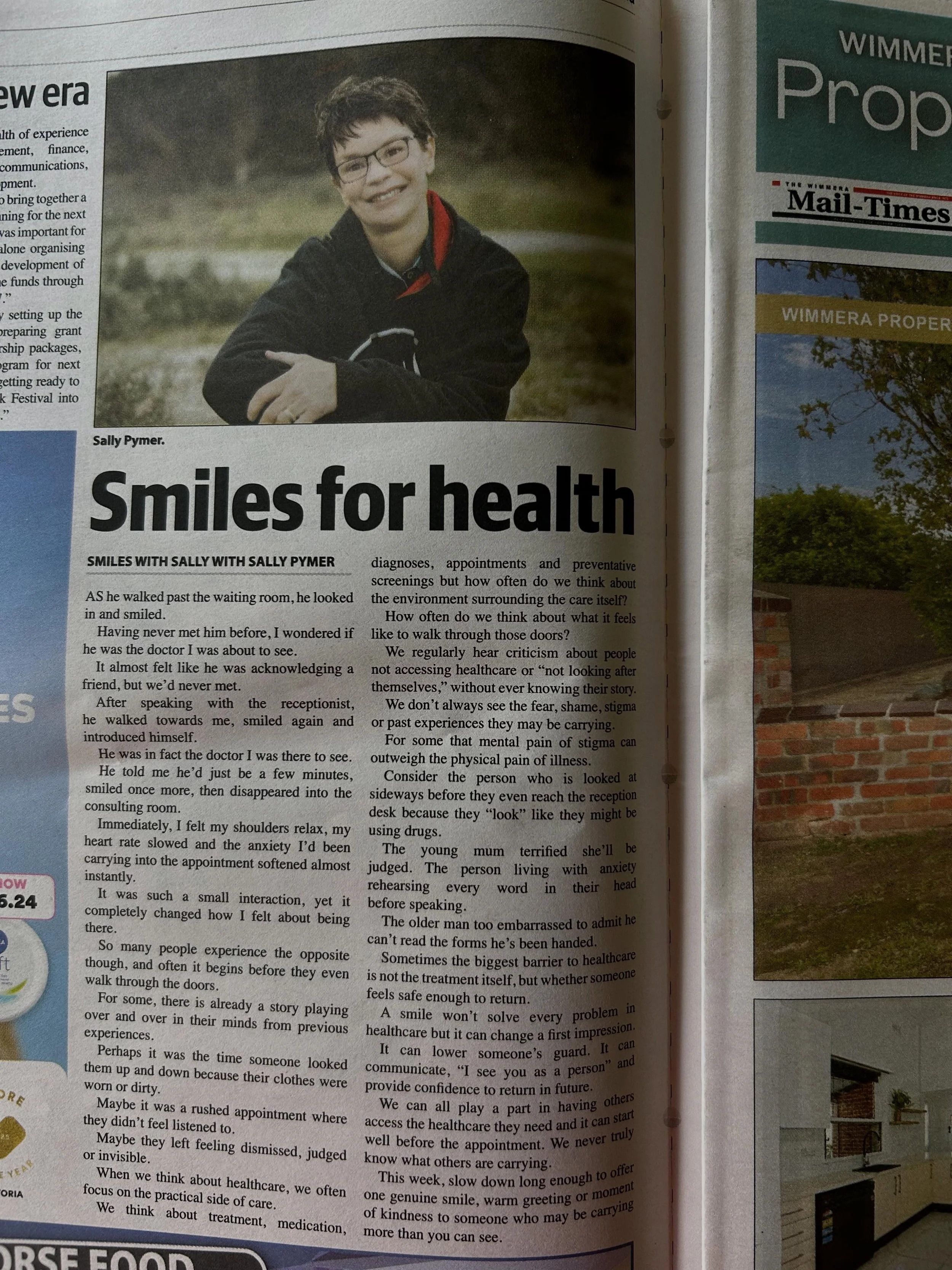 A smile really can make a difference whether someone accesses healthcare.
So often we focus on the actual appointment rather than the environment the appointment occurs