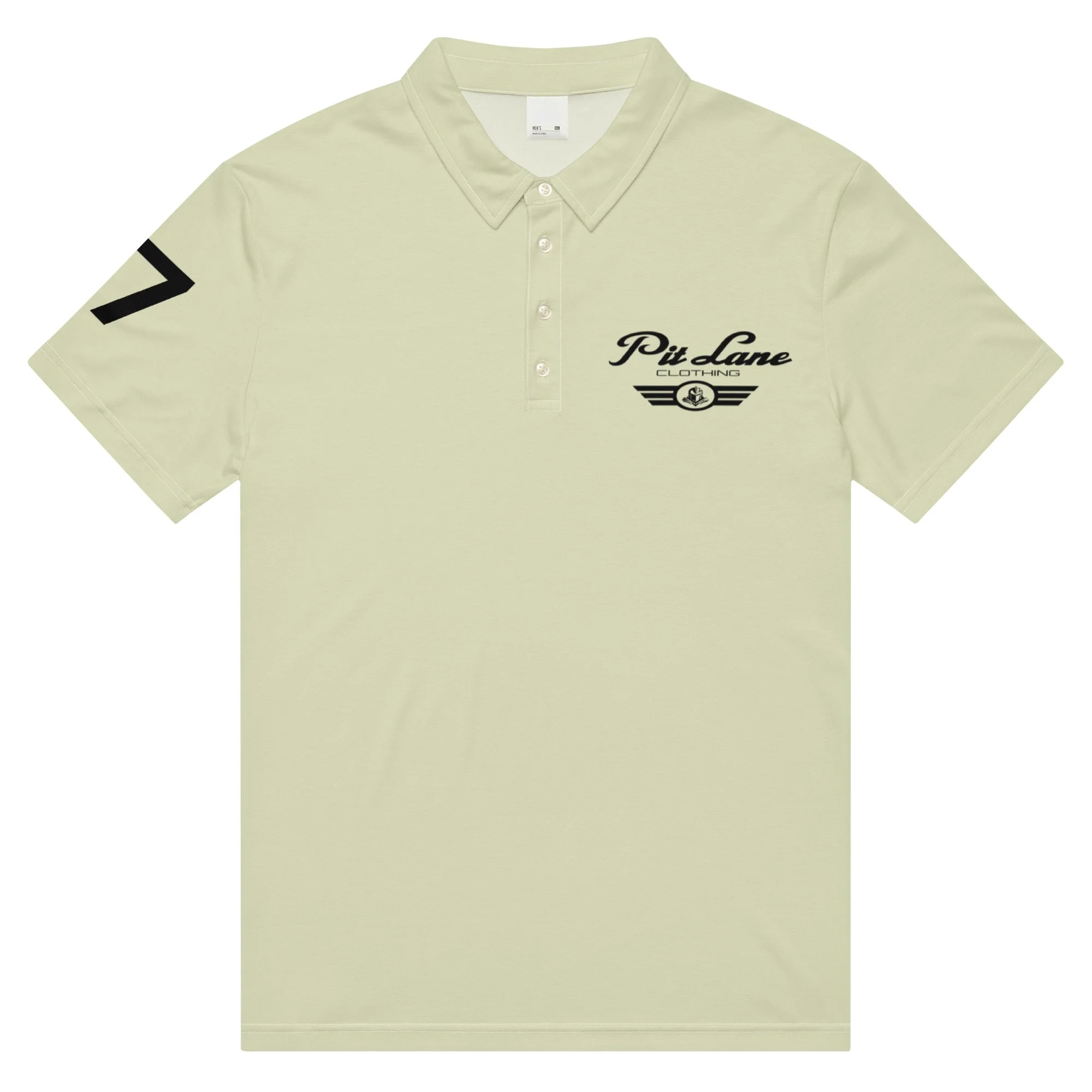 Pit Lane Clothing: Premium Paddock Club Polo - Sand