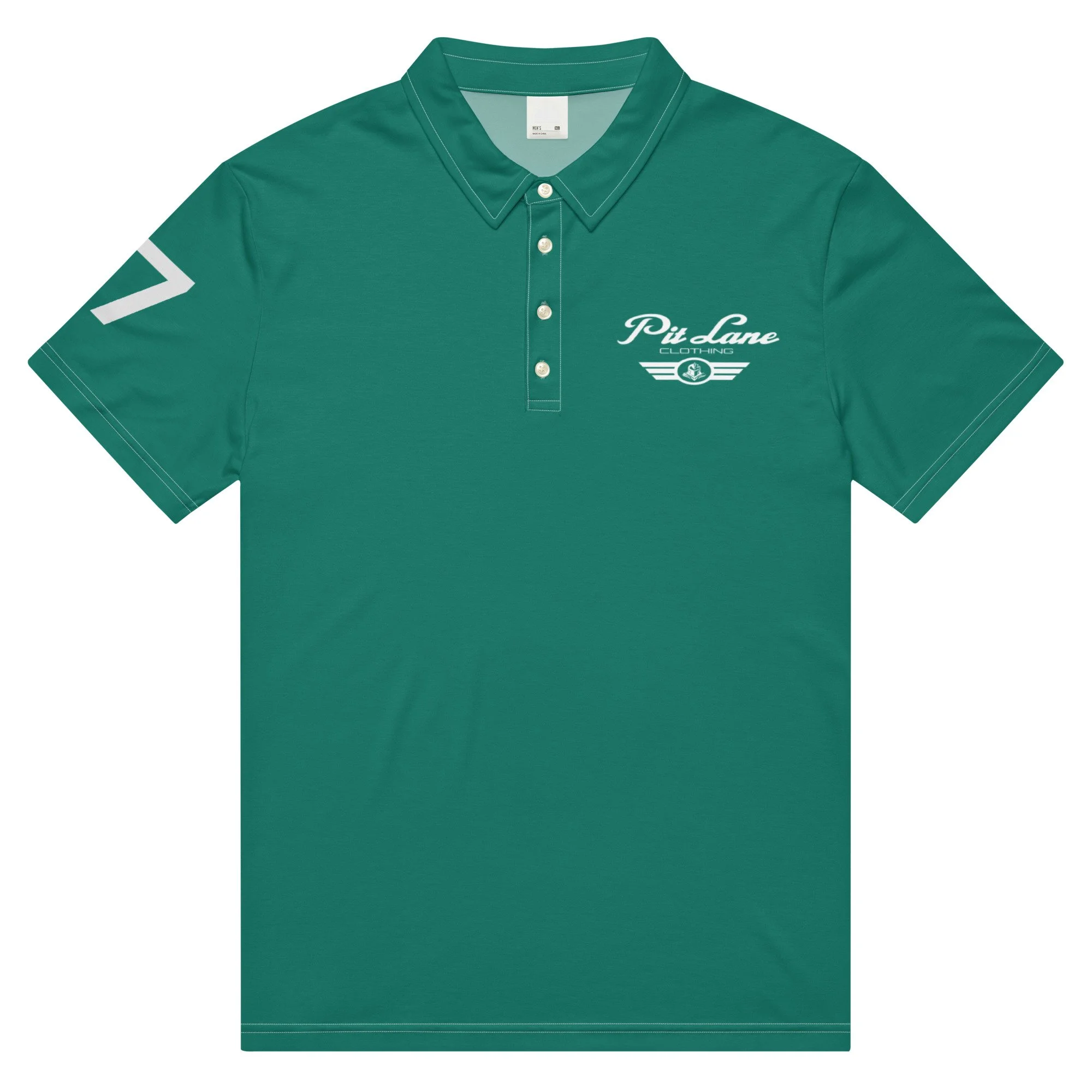 Pit Lane Clothing: Premium Paddock Club Polo - Racing Green