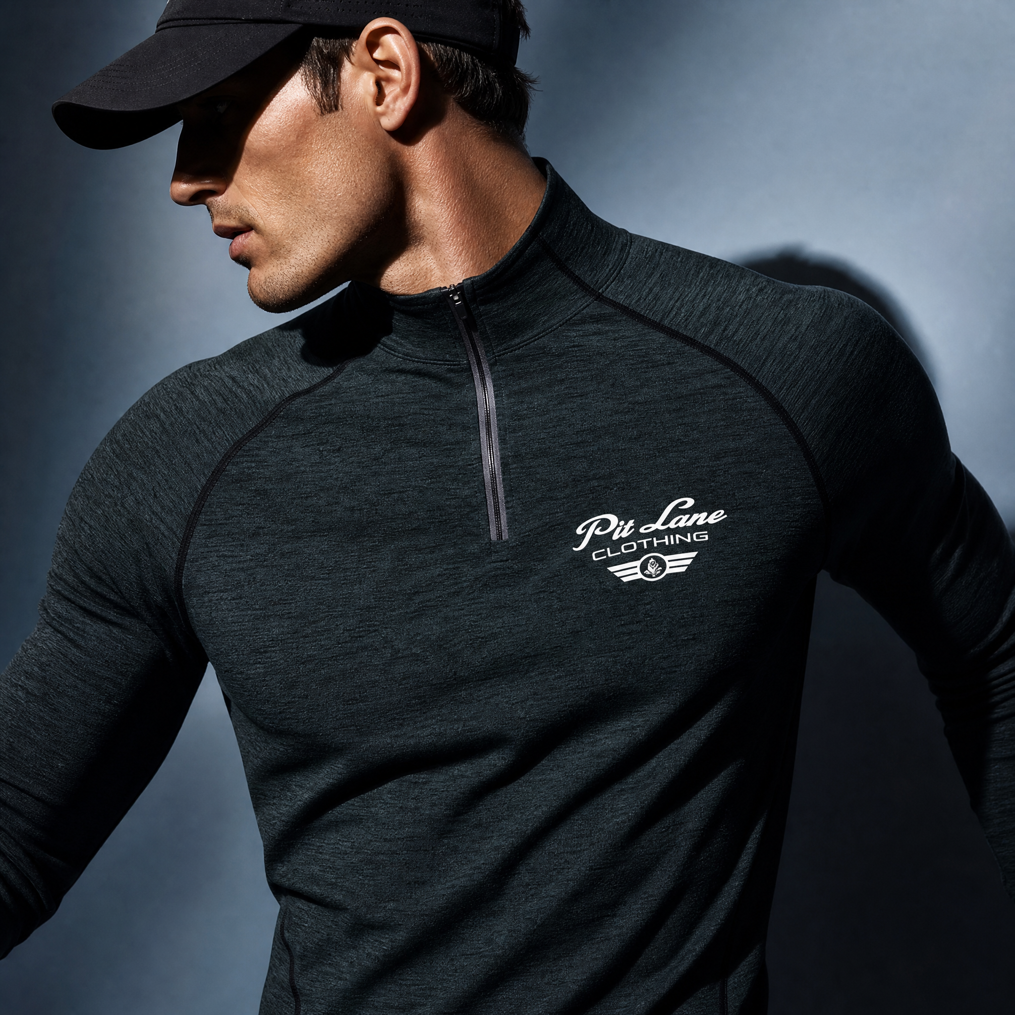 Quarter-Zip Raglan Training Shirt 