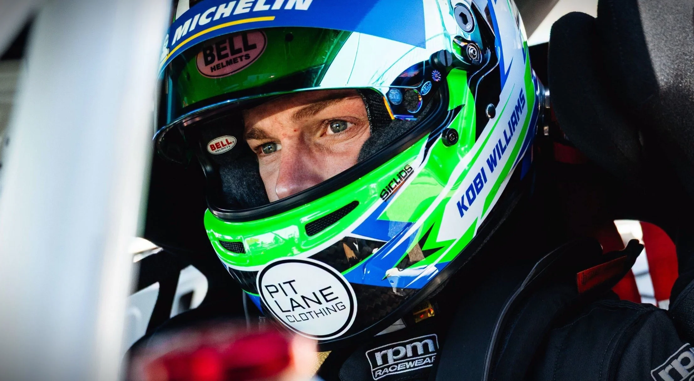 race car driver Kobi Williams