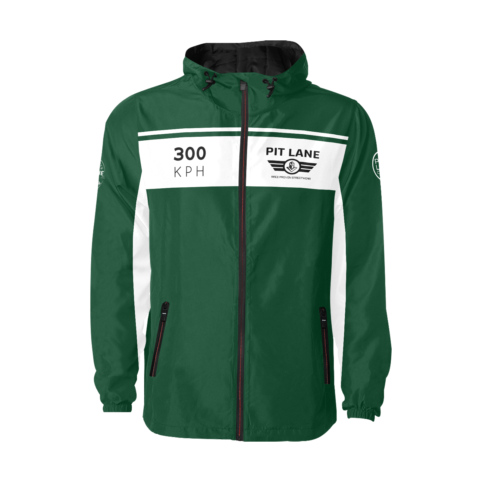 Pit Lane Clothing: 300 KPH Race Jacket - Brtish Racing Green