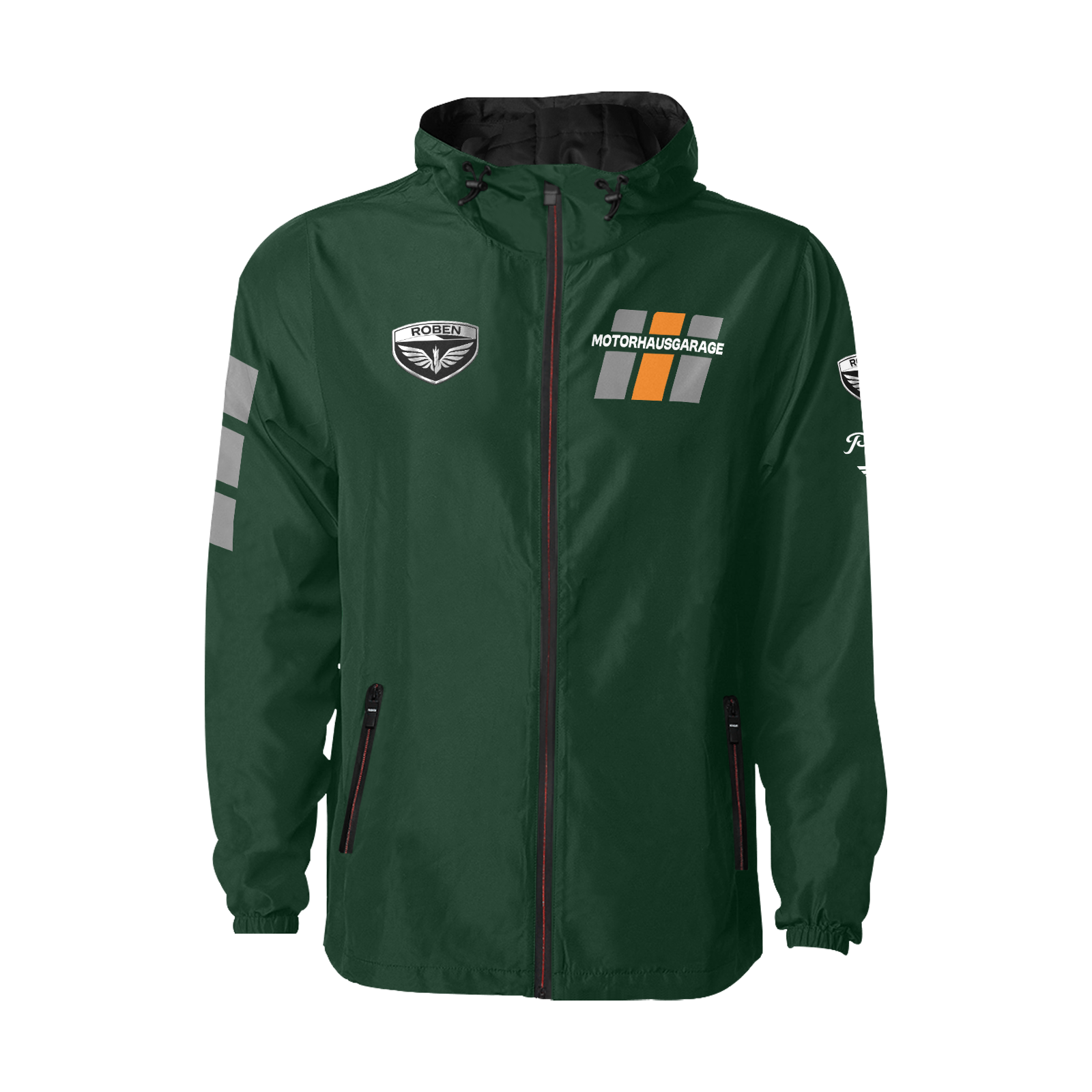 Motorhaus Garage:  Waterporoof Quilted Race Jacket - BR Green