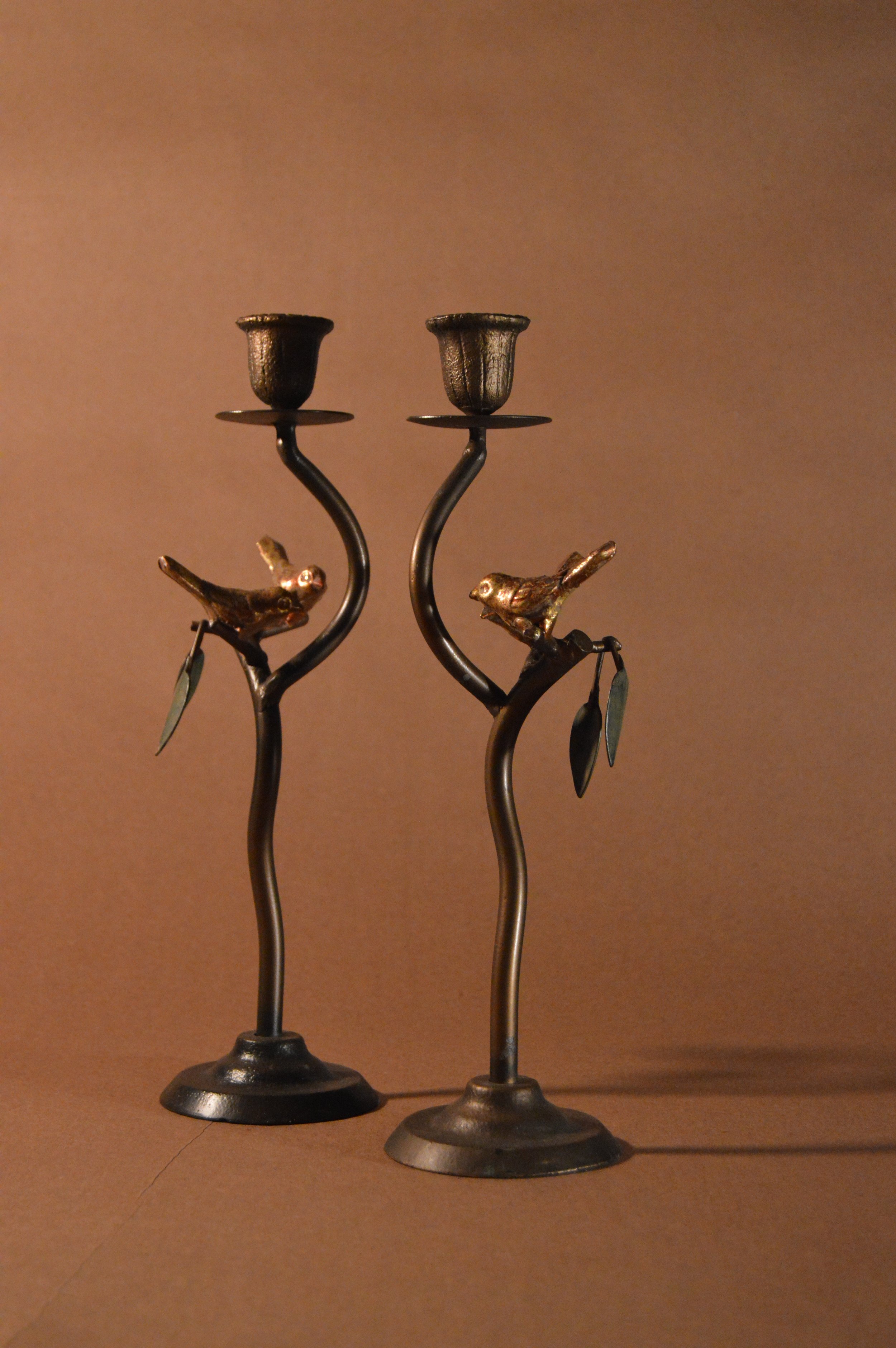 Perched Bird Candleholders