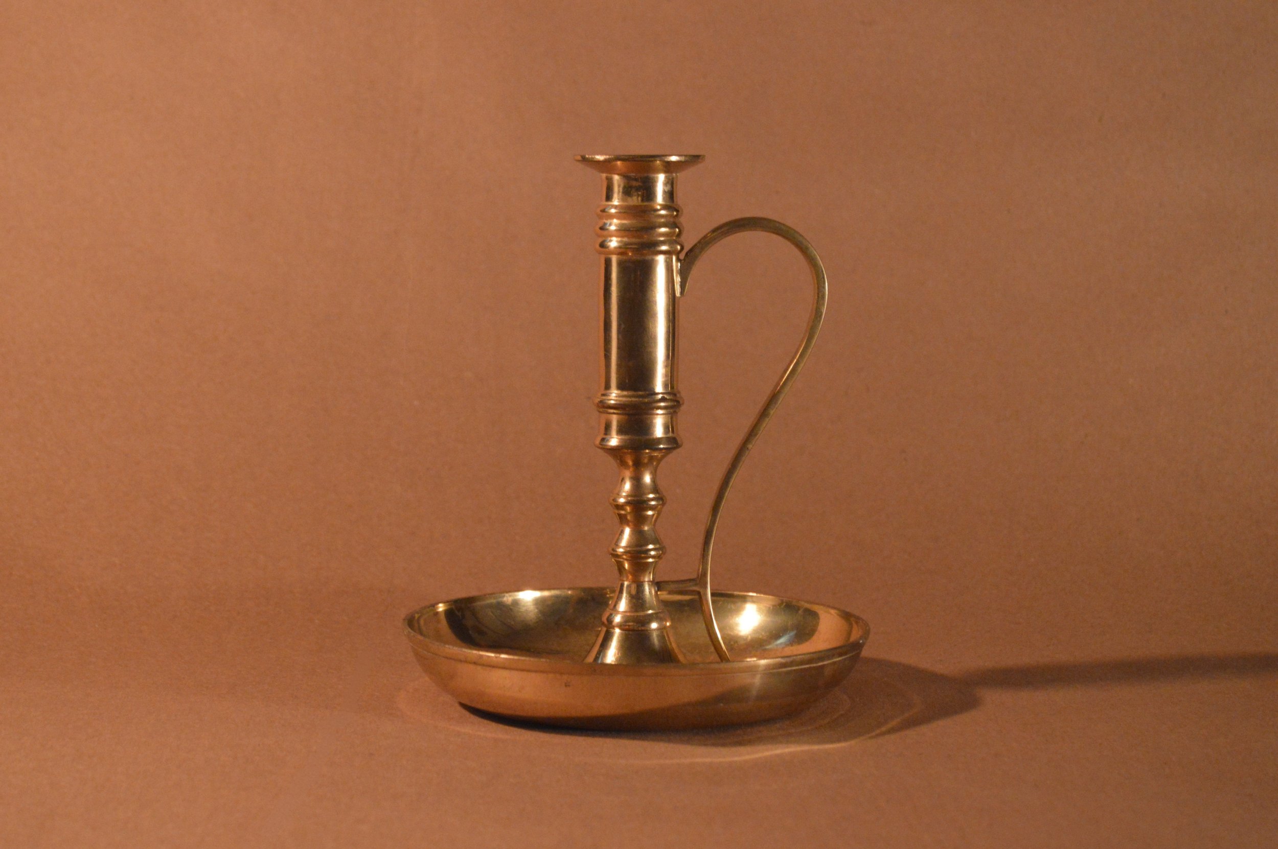 Tall Brass Chamberstick