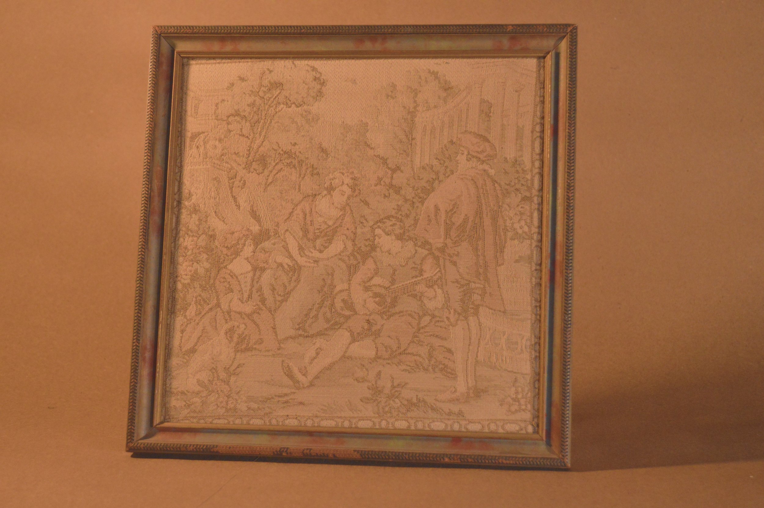 Framed Figural Tapestry