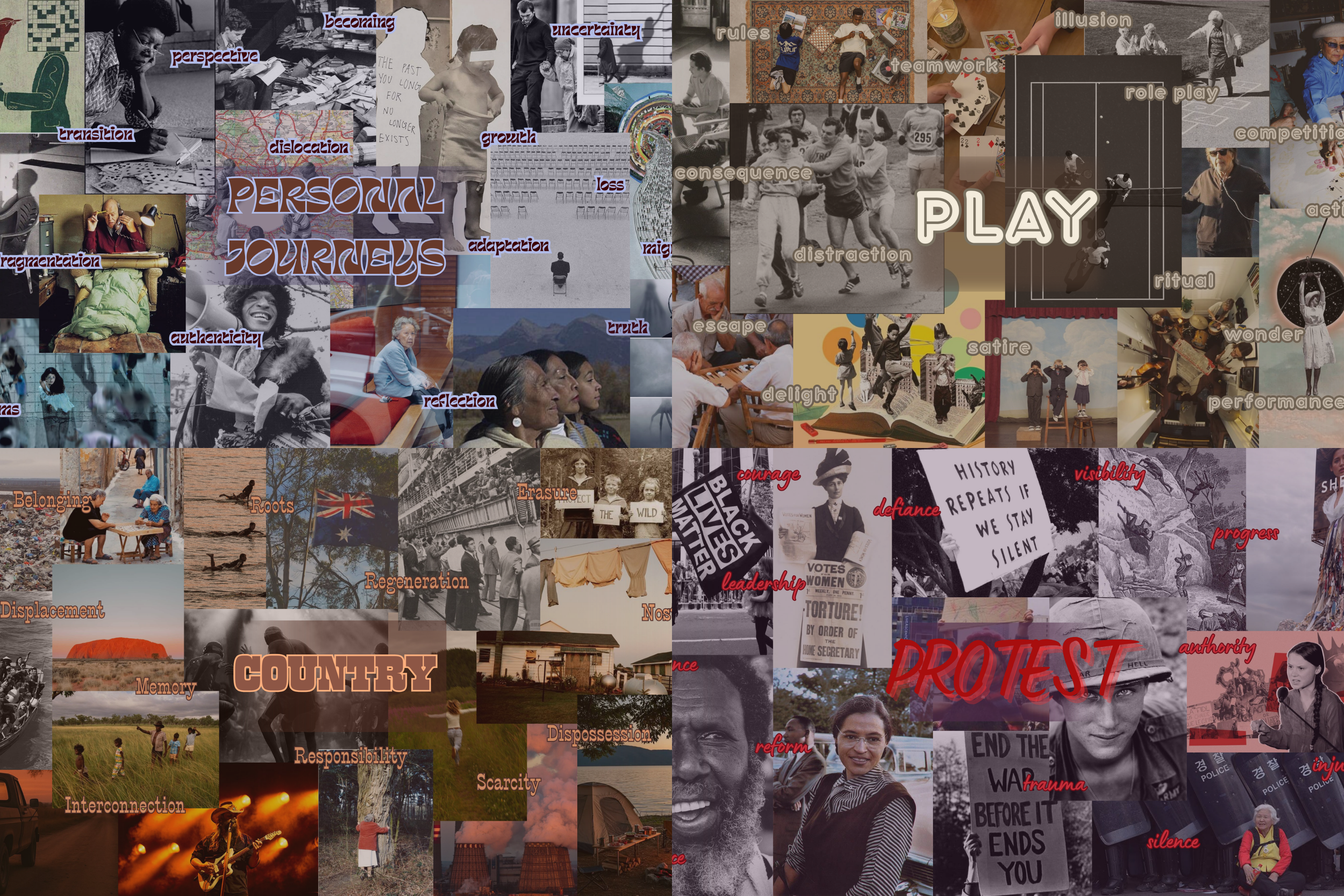 Framework of Ideas Moodboards