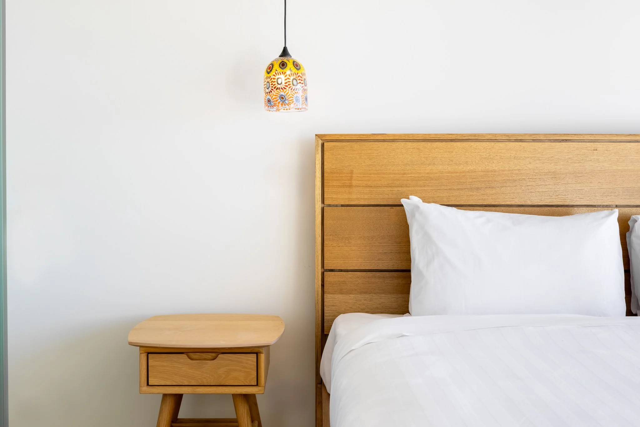 Light filled bedroom