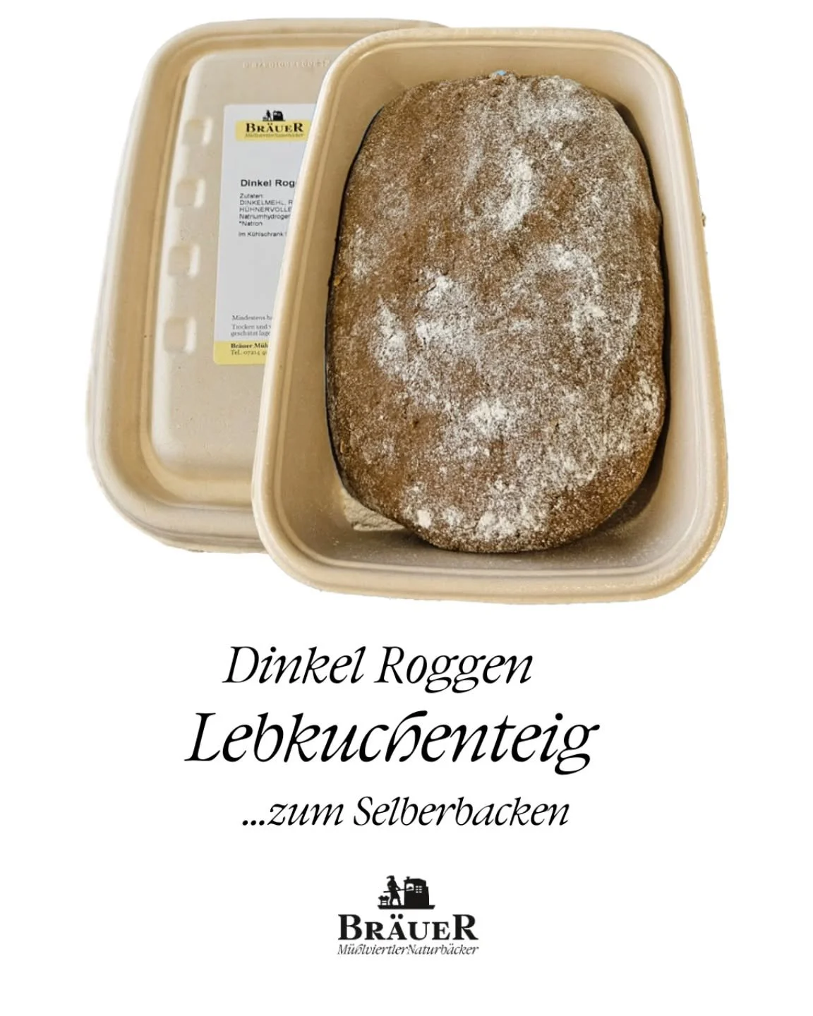 Dinkel-Roggen Lebkuchenteig zum Selberbacken - echt und regional mit ganz viel Herz❤️ Wir kneten unseren Lebkuchenteig mit  Dinkel und Roggen zu 100% aus der Region mit Honig zu 100% dem M&uuml;hlviertel, mit frisch aufgeschlagenen Eiern zu 100%  aus
