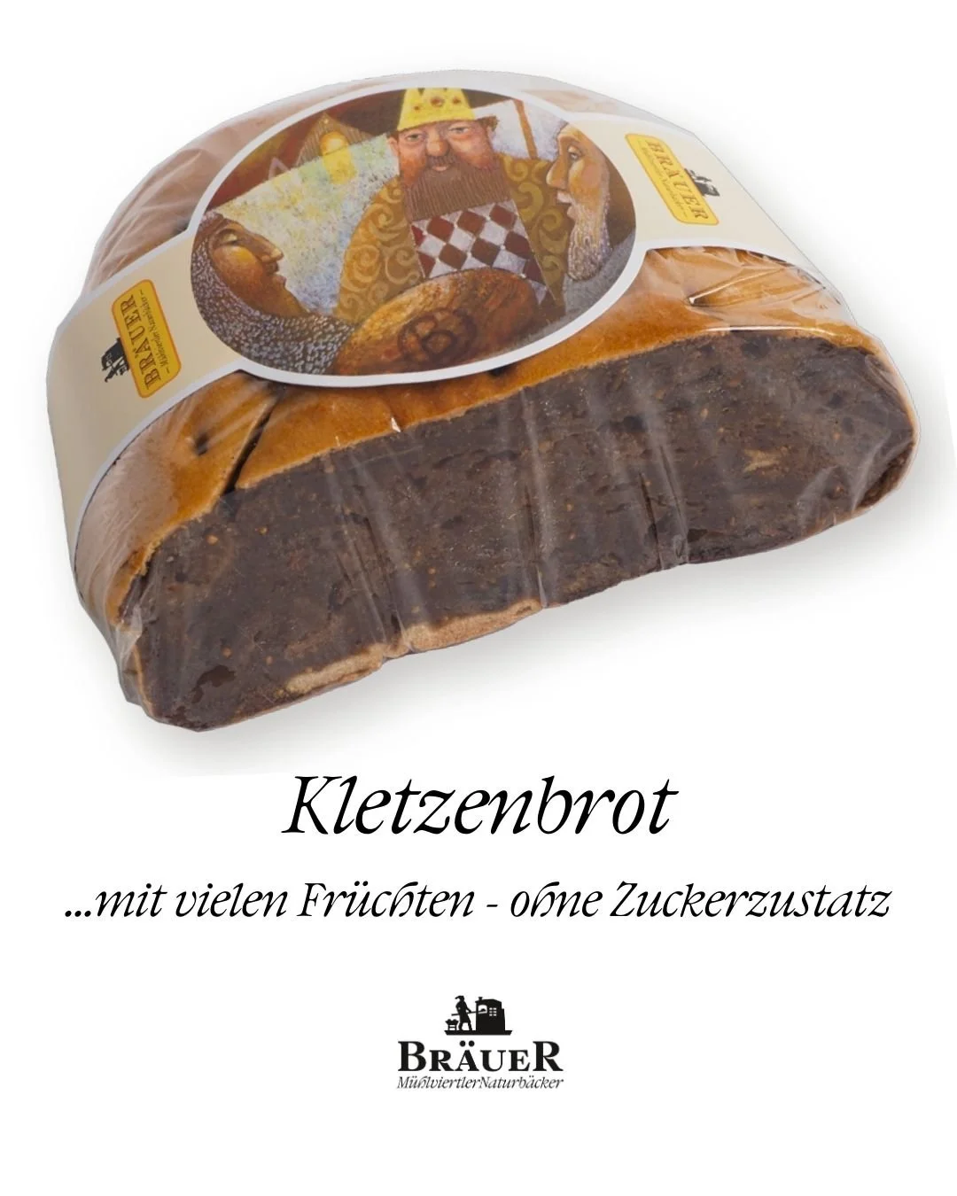 Br&auml;uer&acute;s Kletzenbrot 😋 Wir backen unser Kletzenbrot mit den besten Zutaten. Steinofenbrotteig mit vieeeelne Fr&uuml;chten und weihnachtlichen Gew&uuml;rzen.Die S&uuml;&szlig;e entsteht ganz nat&uuml;rlich, durch die vielen getrockneten Kl