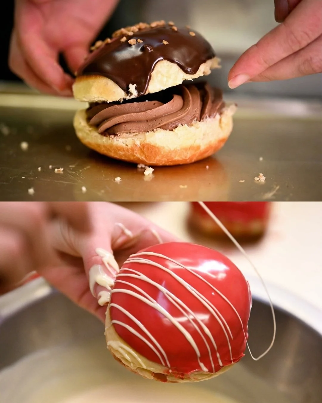 Krapfen der Woche: "Rotk&auml;ppchen"👧 und der "B&ouml;se Wolf"🐺 Welchen magst du am liebsten?😋

#B&auml;ckereiBr&auml;uer #B&auml;ckerei #m&uuml;hlviertlernaturb&auml;cker #derBrotschafter #100BROTzentig #keksemitsinn #m&uuml;