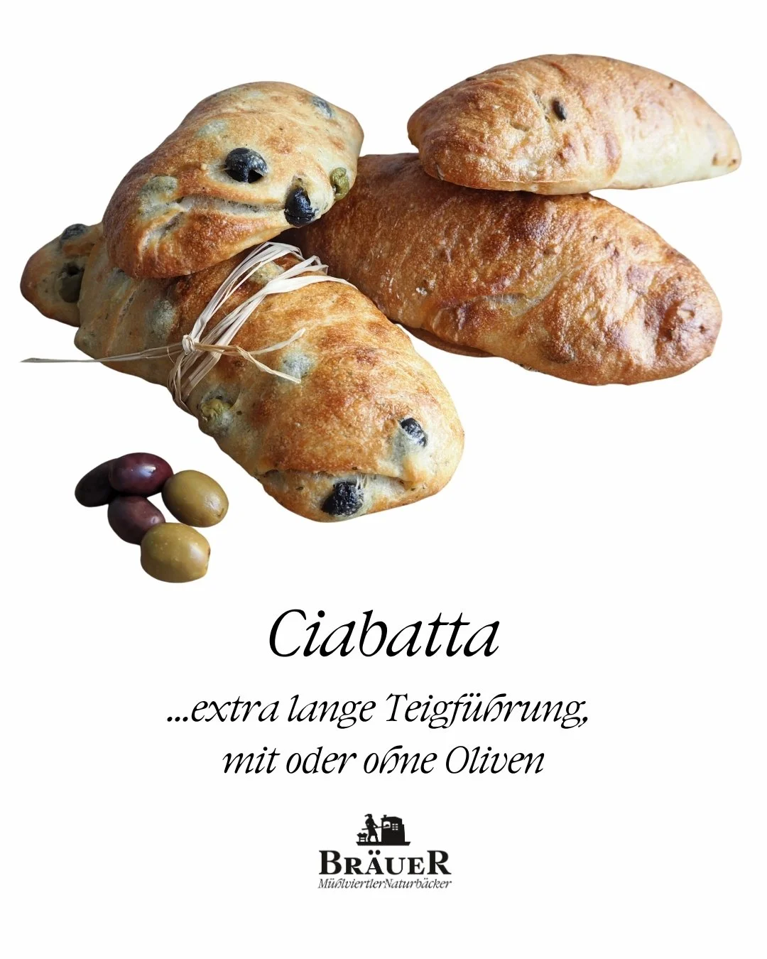 Ciabatta mit oder ohne Oliven. Extra lange Teigf&uuml;hrung - f&uuml;r eine geschmackvolle Kruste und feucht-weiche Krume - 🌞bella italia🌞

#B&auml;ckereiBr&auml;uer #m&uuml;hlviertlernaturb&auml;cker #derBrotschafter #100BROTzentig #keksemitsinn #