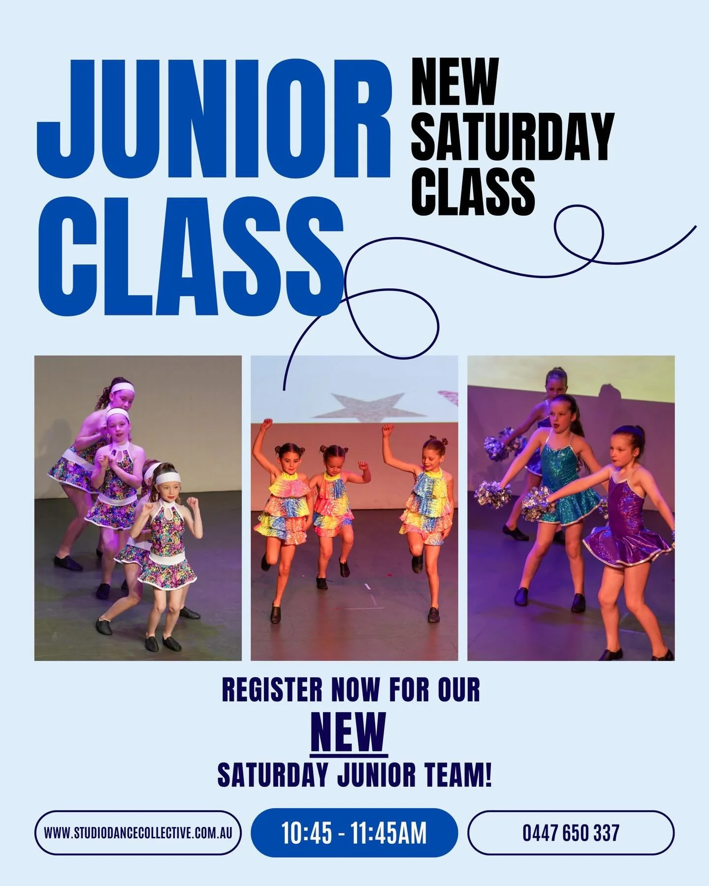 Secure your spot in our new Saturday Junior class starting in term 2! 

Perfect for those 6-9year olds wanting to dance their way into the weekend! 💃🕺

Register on our website now!
#mountbarker #adelaidehills #dance #junior #registernow