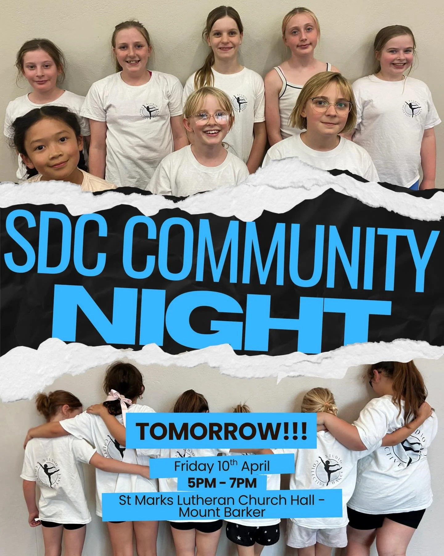 TOMORROW NIGHT! 

We can&rsquo;t wait for our SDC Community Night! We hope to see everyone there for:

🎨 free face paint from Chloe Potter Face Painting
🌭 free sausage sizzle
🥤 $2 drinks (soft drinks, water and fruit boxes)
🪩 Disco
☕️ @layniess c