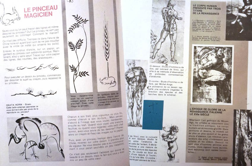 des modèles d'artistes