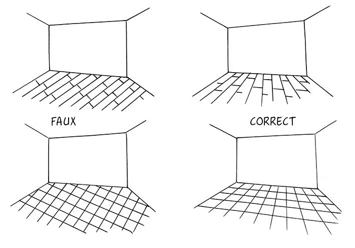 erreurs courantes en perspective
