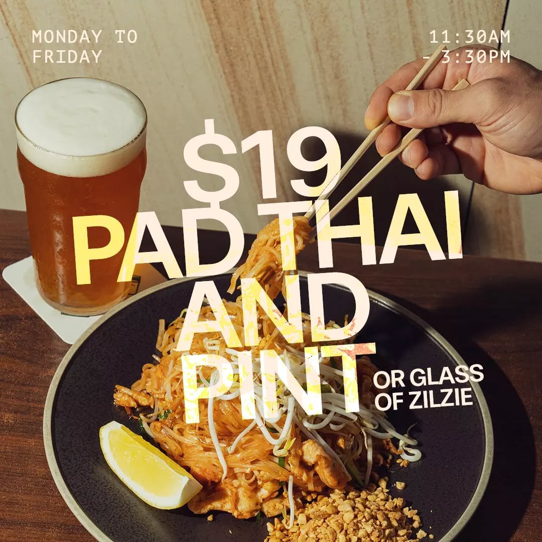 $19 Pad Thai & pint