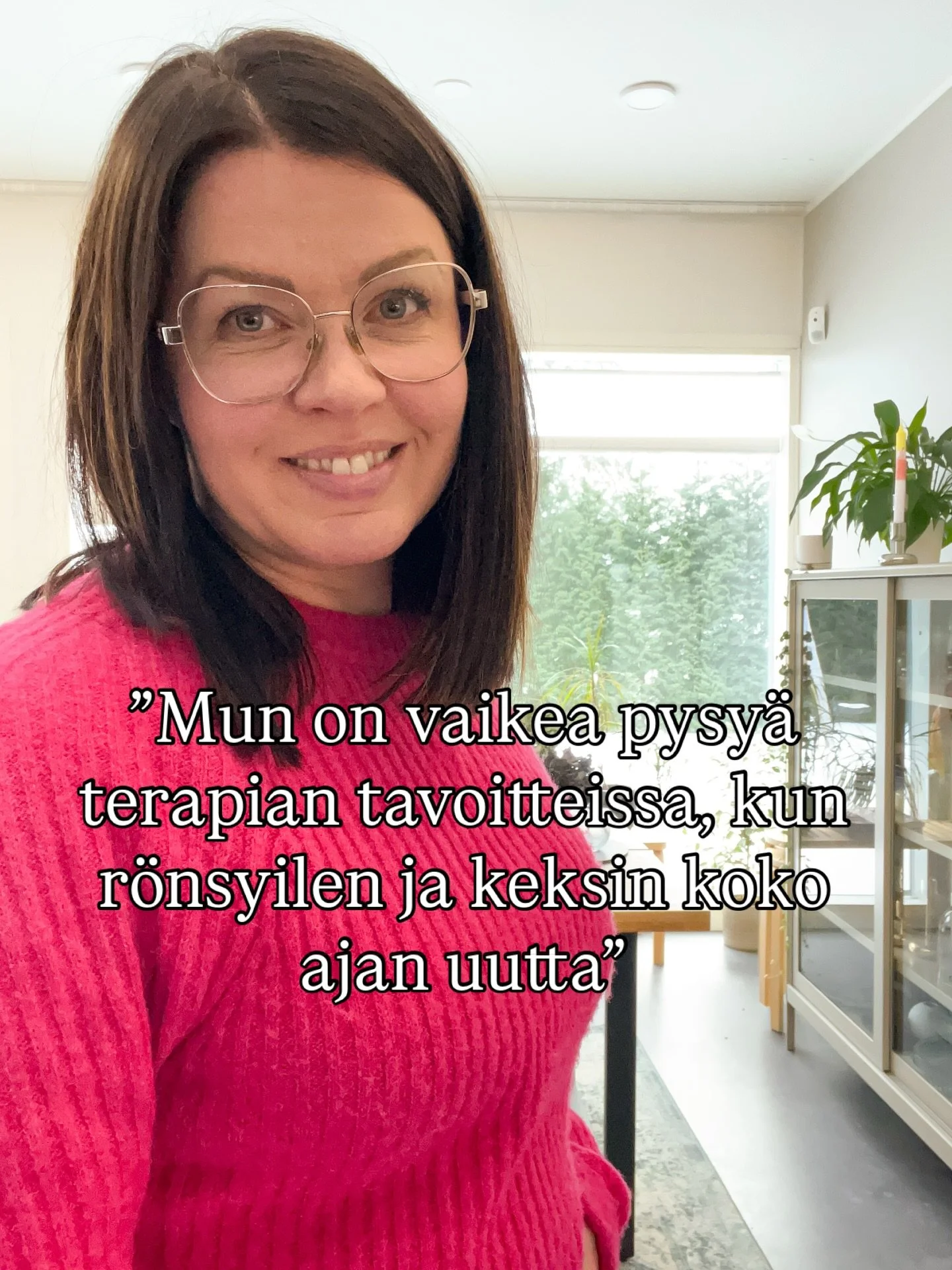 &rdquo;Mun on vaikea pysy&auml; terapian tavoitteissa, kun l&auml;hden r&ouml;nsyilem&auml;&auml;n ja saan koko ajan uusia ideoita!&rdquo;

T&auml;m&auml; oli terapeutin huokaisu ty&ouml;n haasteita miettiess&auml;. 

R&ouml;nsyily ja ideointi on iha