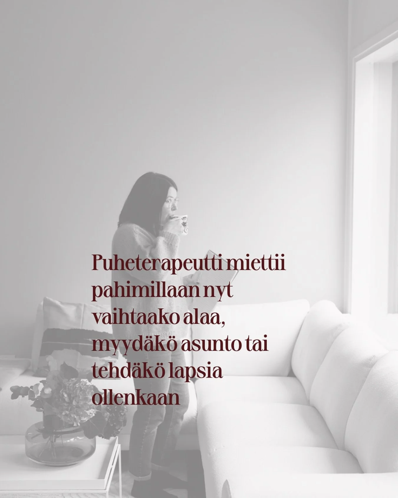 Puheterapeuttien hintakatto tuntuu oikeastaan samalta kuin YT:t, joissa tarjotaan k&auml;teen paljon pienempi palkka sanomalla &rdquo;ota tai j&auml;t&auml;&rdquo;. 

Eik&auml; ole juuri vaihtoehtoja. 

Jokaikinen voi kuvitella, milt&auml; se omalta 