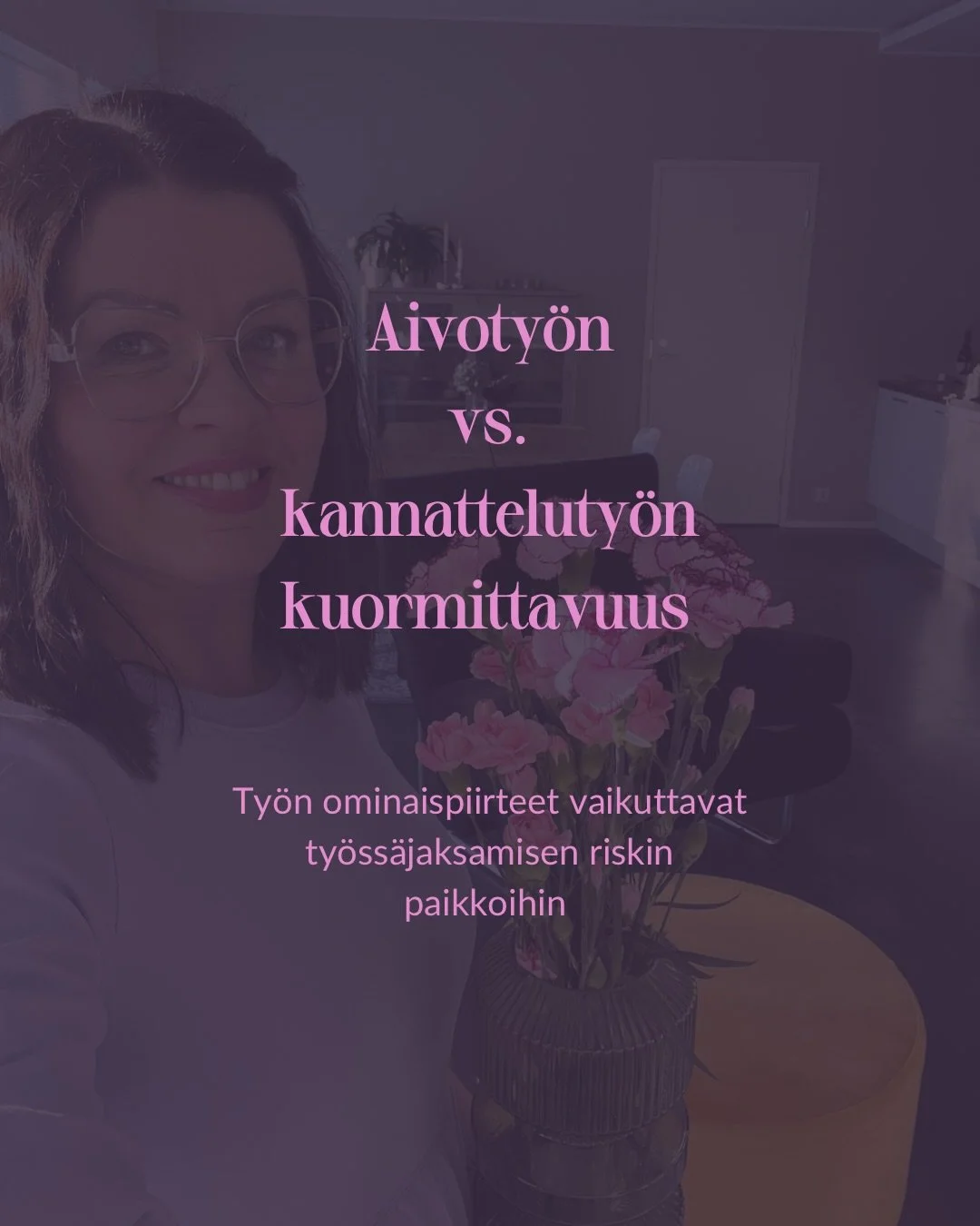 Aivoty&ouml;ntekij&auml;n tulee huoltaa aivojaan. Kannatteluty&ouml;n tekij&auml;n tulee huoltaa paitsi aivojaan my&ouml;s syd&auml;nt&auml;&auml;n. 

Kerran kuntosalilla vieress&auml; treenannut nainen totesi, ett&auml; ihanaa, kuinka h&auml;nen aiv