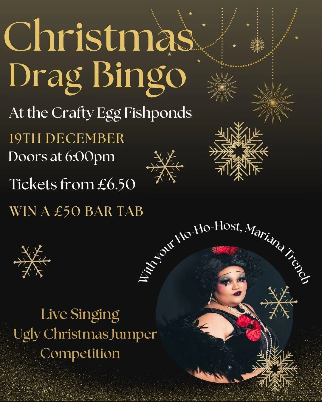 Drag Bingo with Mariana Trench