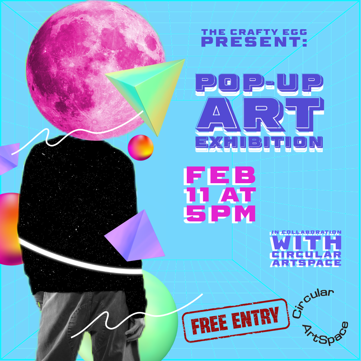 Pop-up art EXHIBITION 