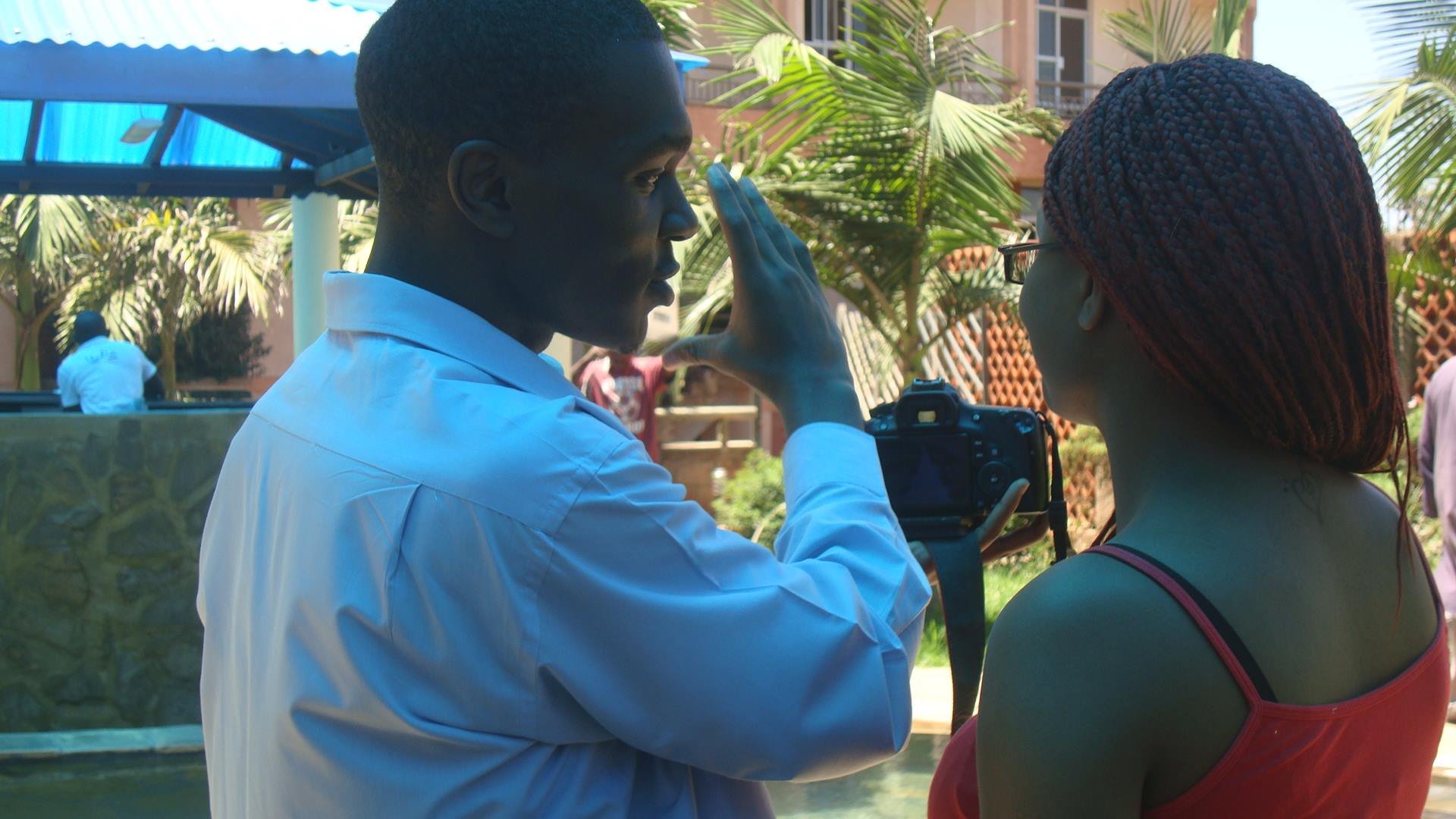 Mark and Faith Kibathi on set.jpg
