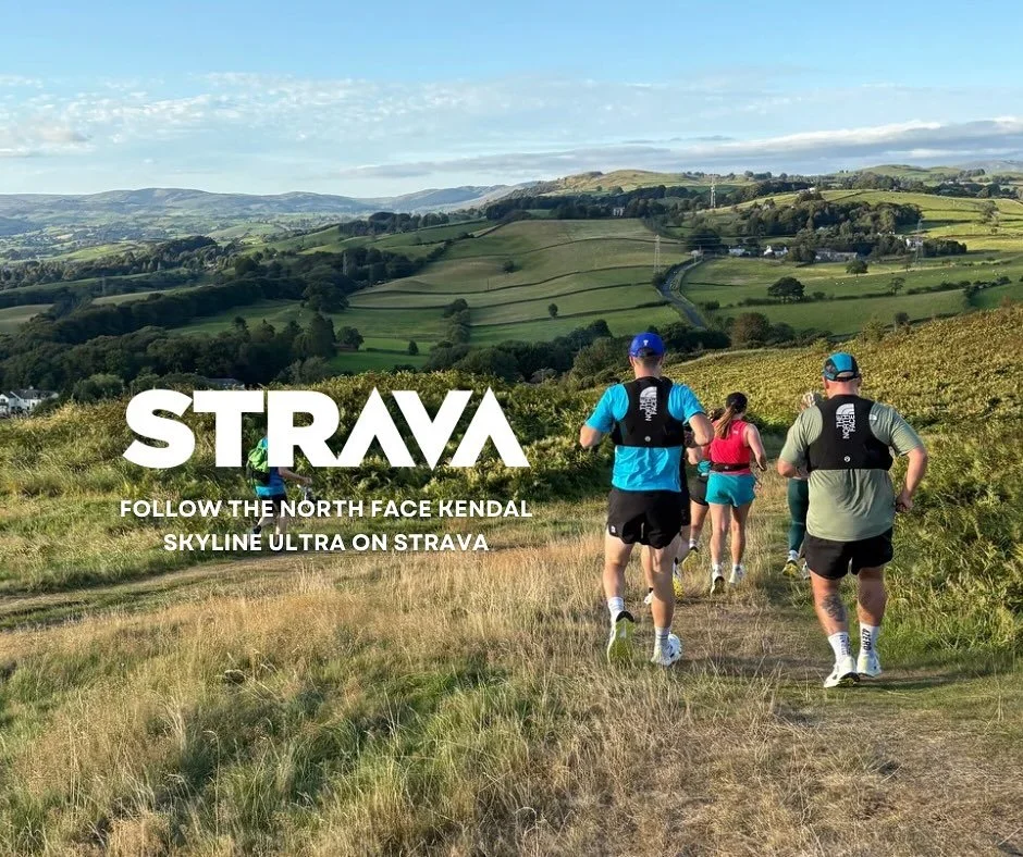 👟 FOLLOW US ON STRAVA 🏃🏽‍♂️🏃🏻‍♀️
Are you running The North Face Kendal Skyline Ultra 2025? ⛰️ 
Want to find out what your fellow runners are doing for their training? 📈 Or maybe you’ve got your sights on the Local Legend 👑 stat